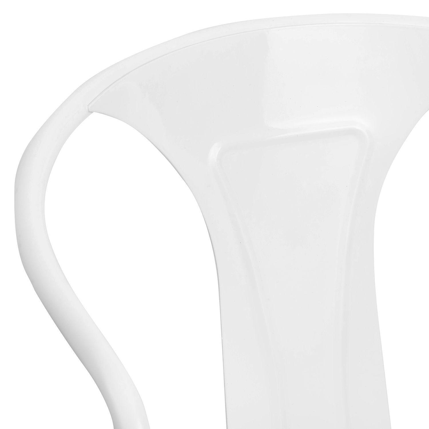 Pack x 4 Silla tolix con brazos Blanca-7