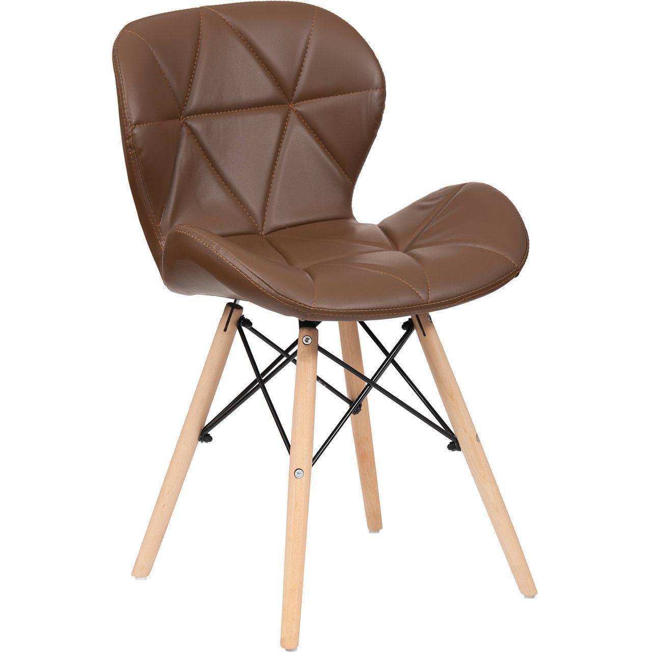Pack x 4 Silla Eames aviador cafe-2