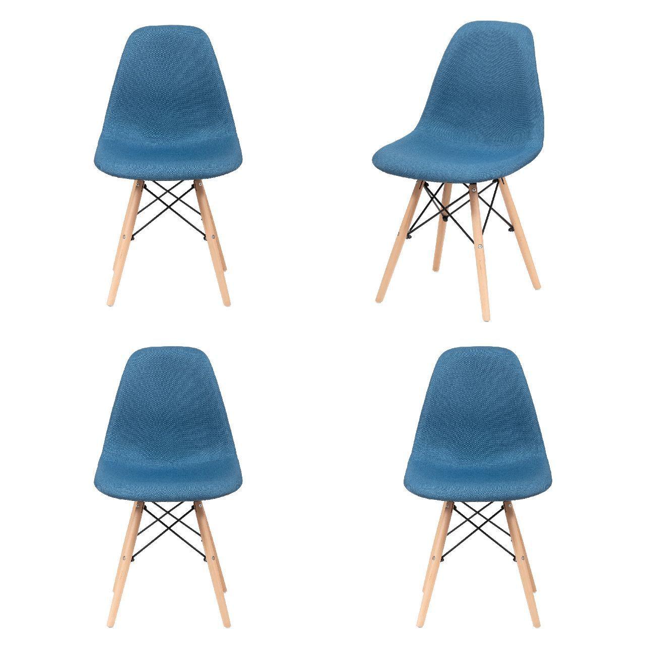 Pack 4 unidades Silla Eames tela-0