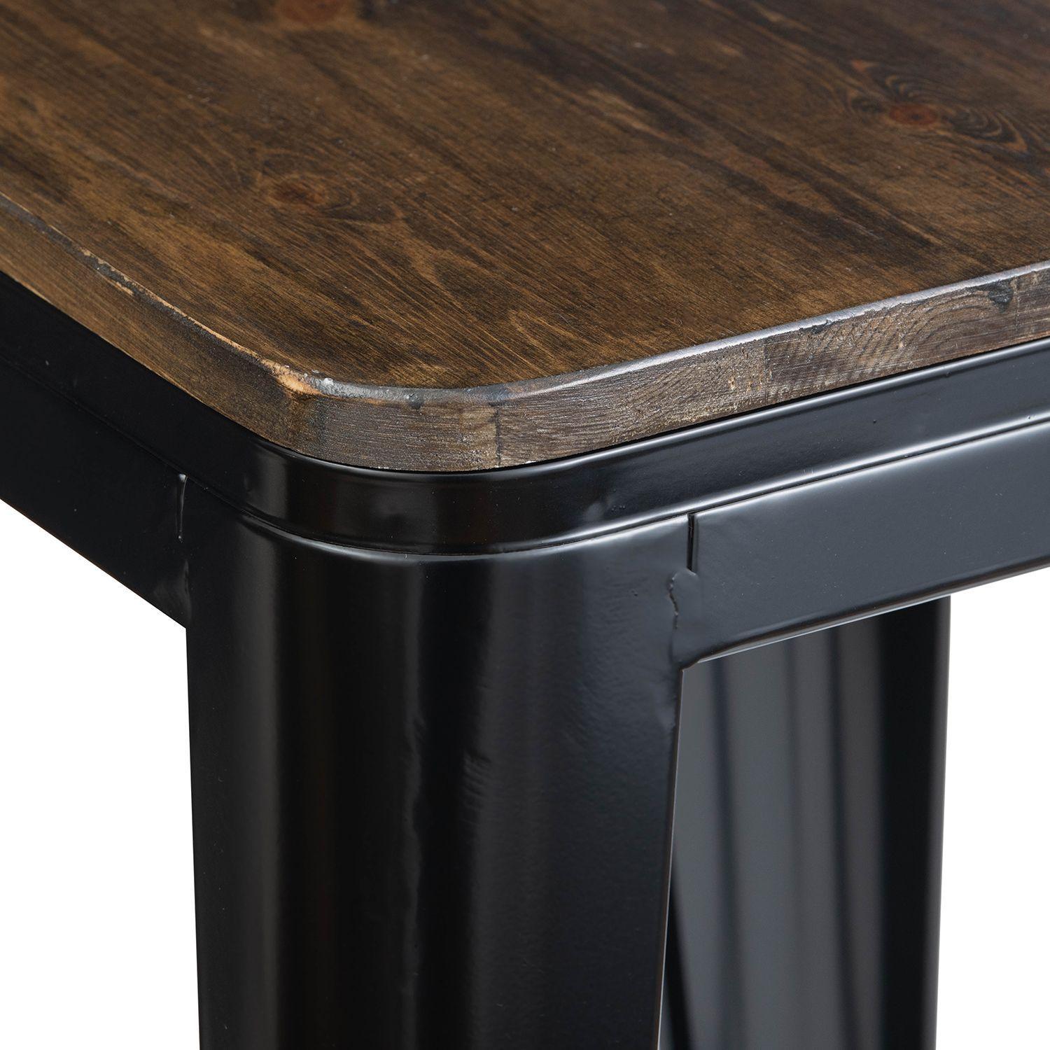 Pack 4 unidades Taburete Tolix Negro-5