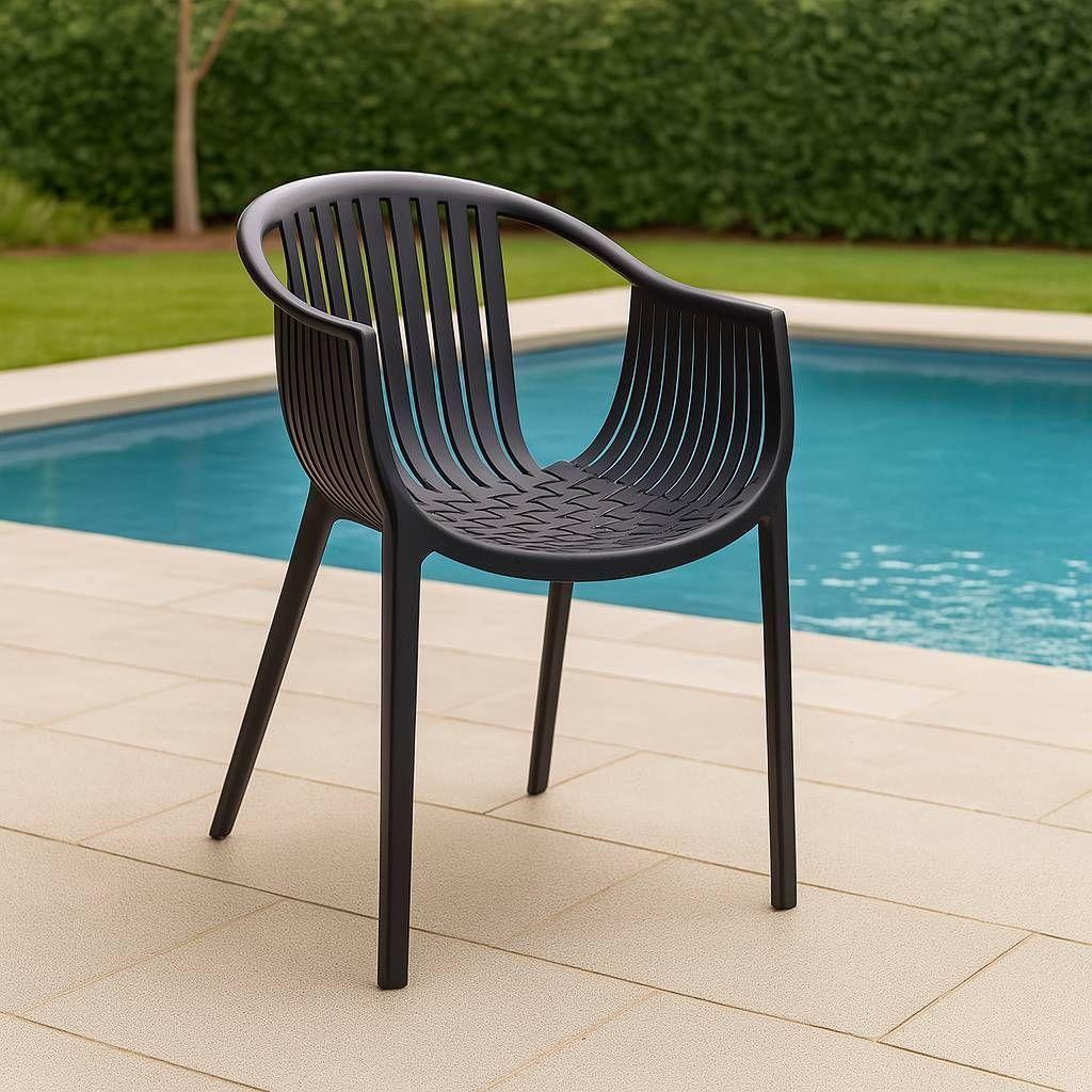 Pack x 4 Sillas terraza Negra-1