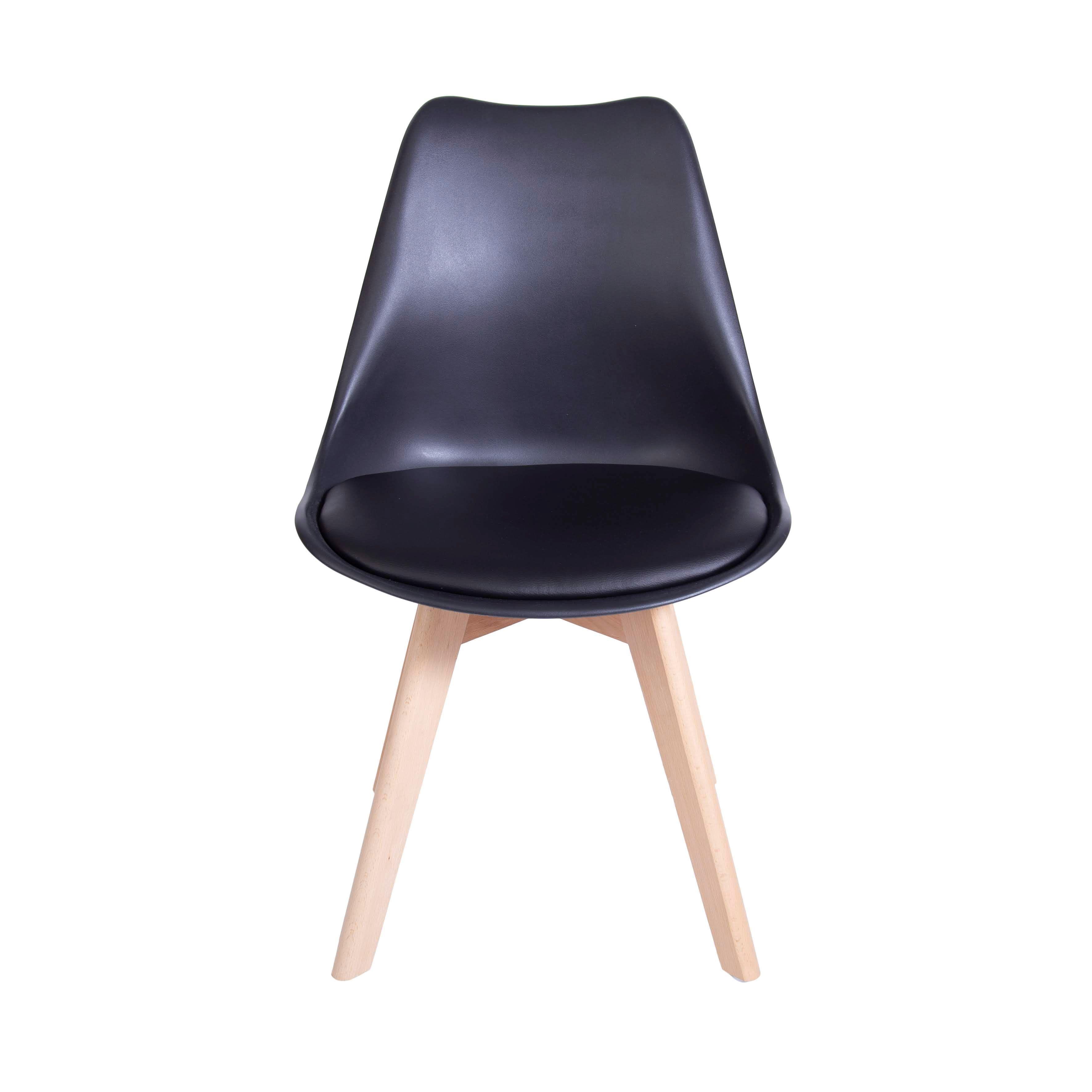 Pack x 4 Sillas Tulip Negro-5