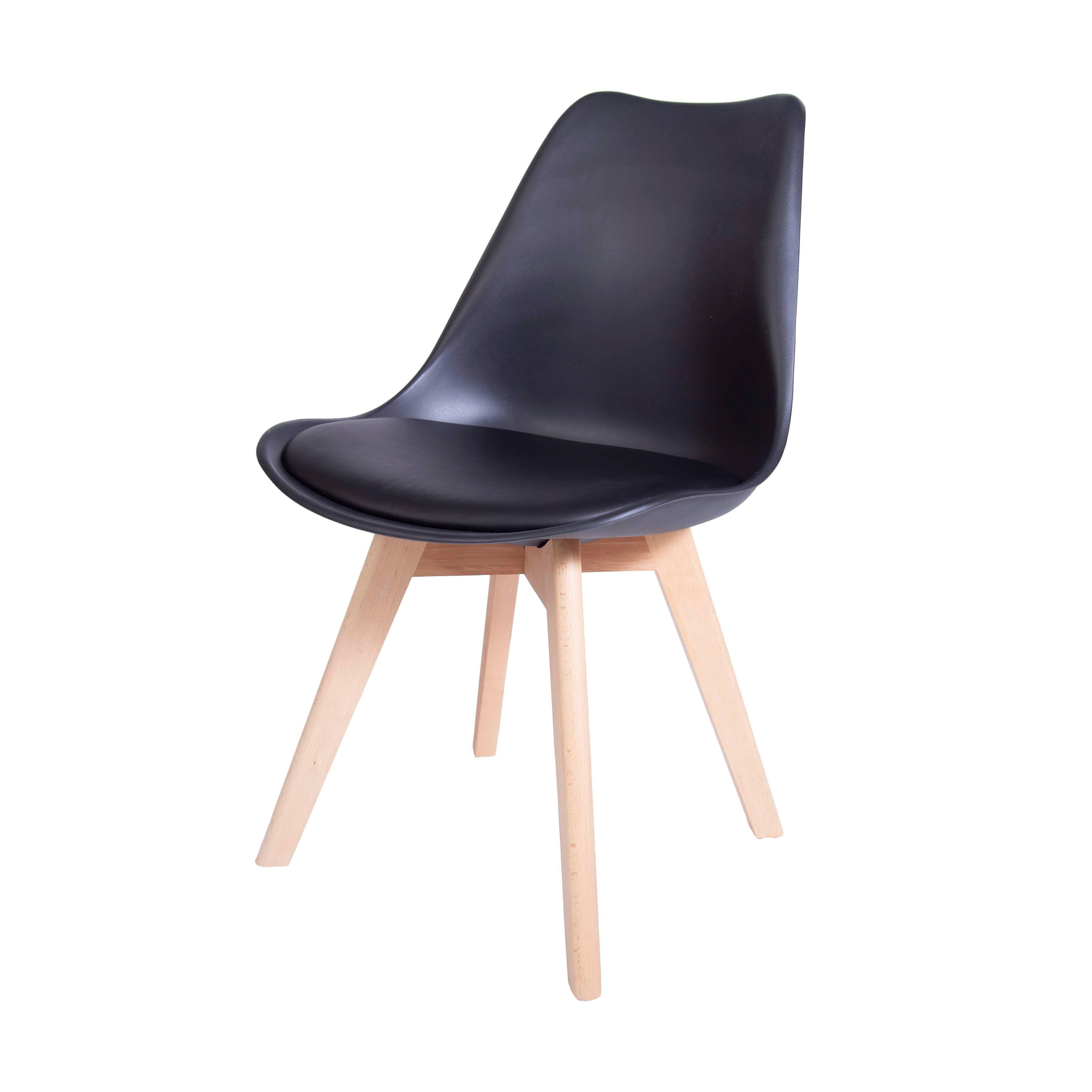 Pack x 4 Sillas Tulip Negro-5