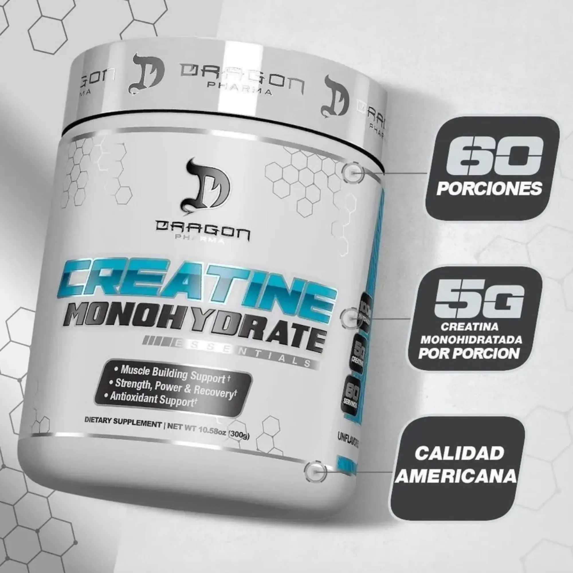 Creatina Monohidratada Sin Sabor - 60 SERVICIOS-2