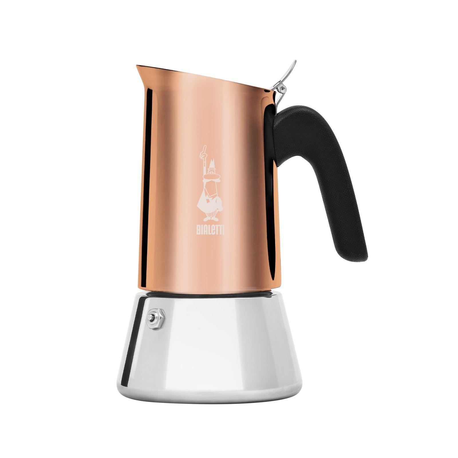 Cafetera Italiana De Acero Venus 6 Tazas Cobre Bialetti-0