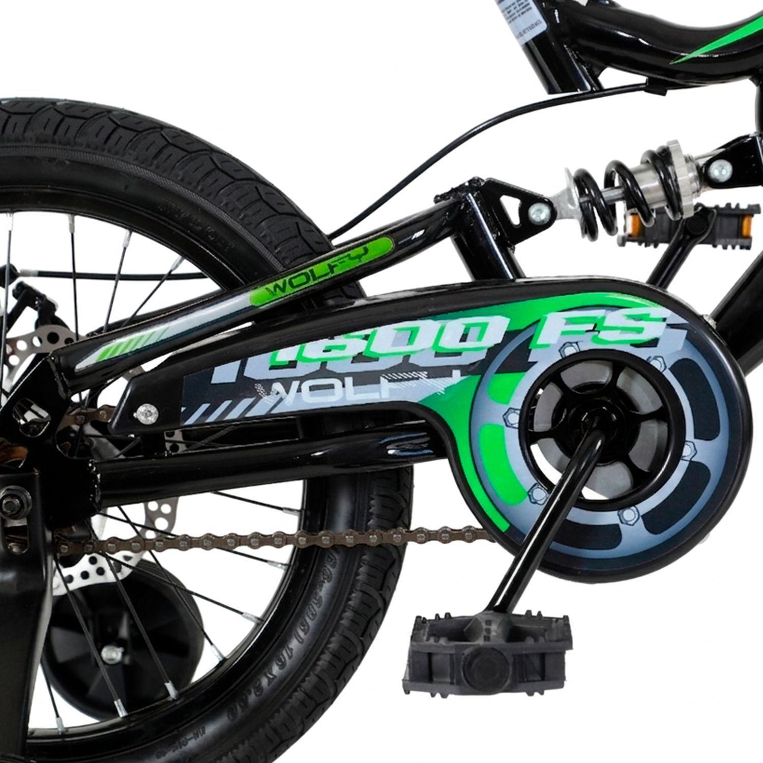 Bicicleta Wolfy Frenos de Disco DS Aro 16-4