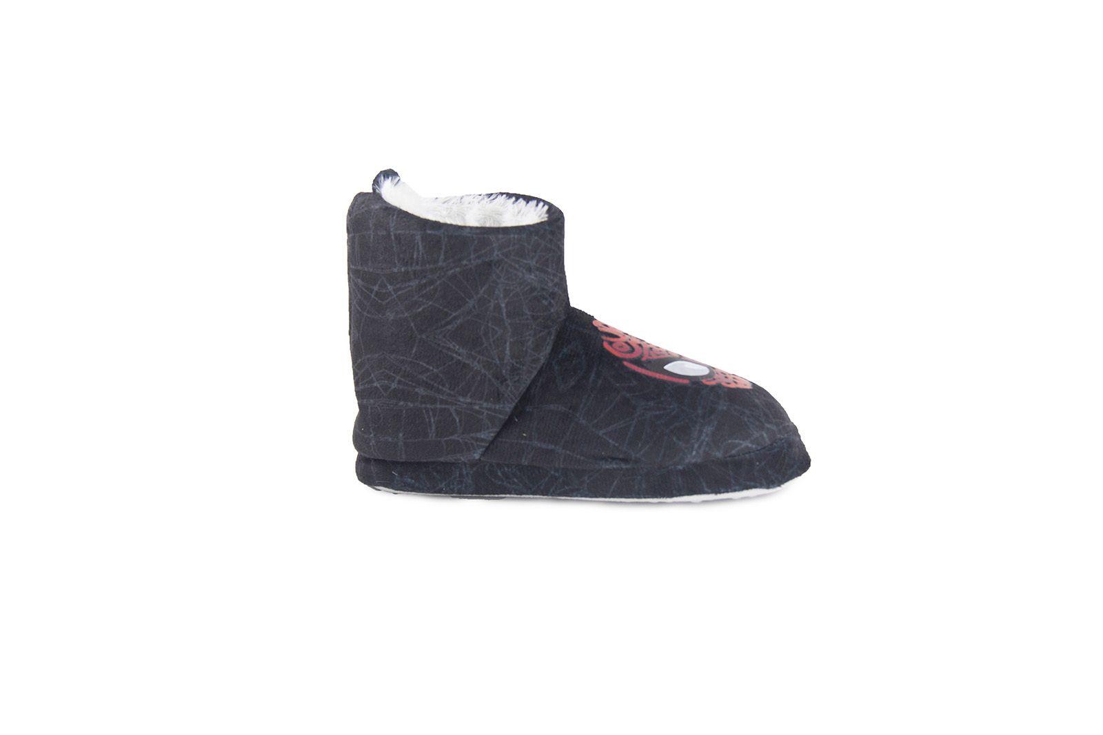 Pantufla Bota negra Spiderman-1