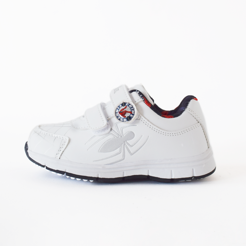 Zapatilla Escolar Blanca Spiderman-2