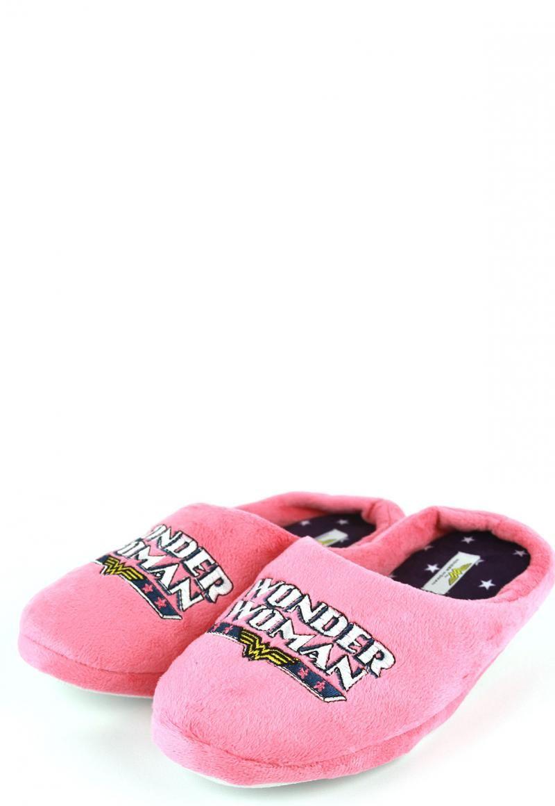 Pantufla Básica Rosada Dc Comics-0