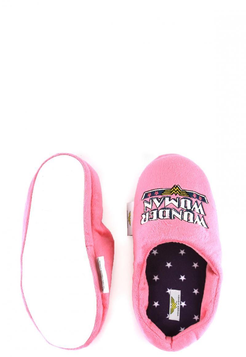 Pantufla Básica Rosada Dc Comics-2