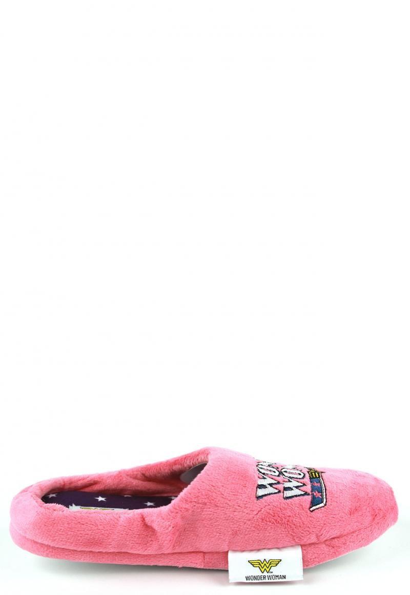 Pantufla Básica Rosada Dc Comics-1