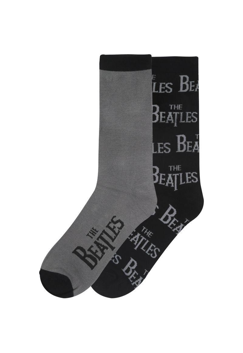 Pack Calcetin Hombre Rock The Beatles Negro-0