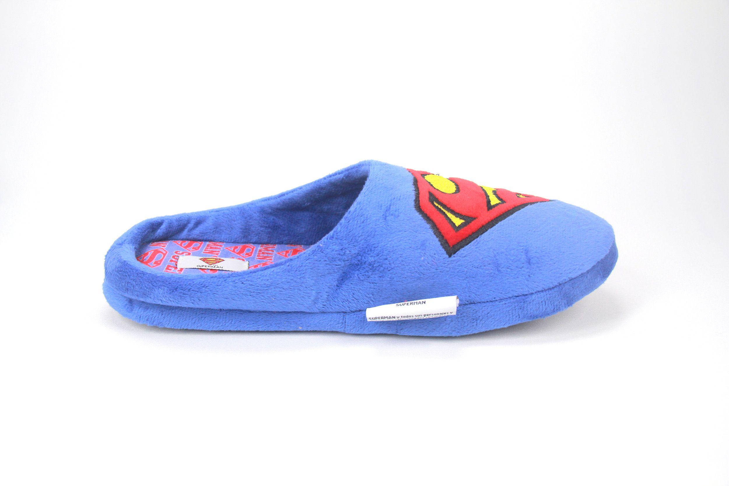 Pantufla Logo Superman azul DC Comics-1