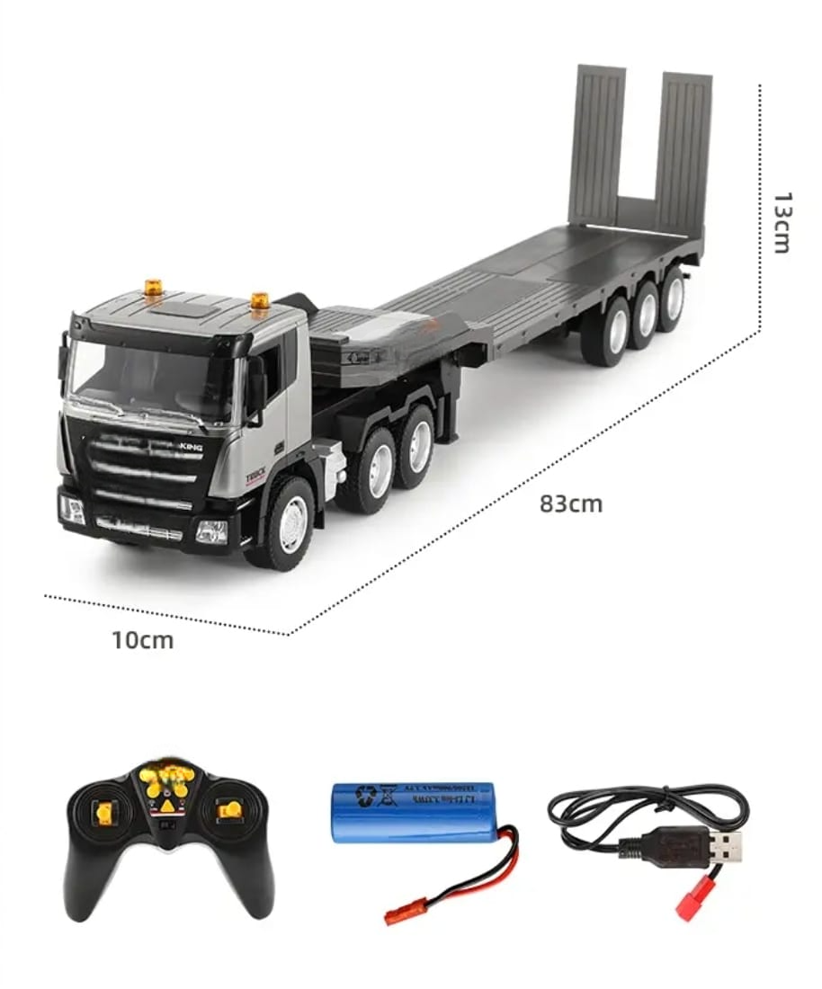 CAMION CONTROL REMOTO 2 4 GHZ CON RAMPA Y BATERIA RECARGABLE 9 CH-3