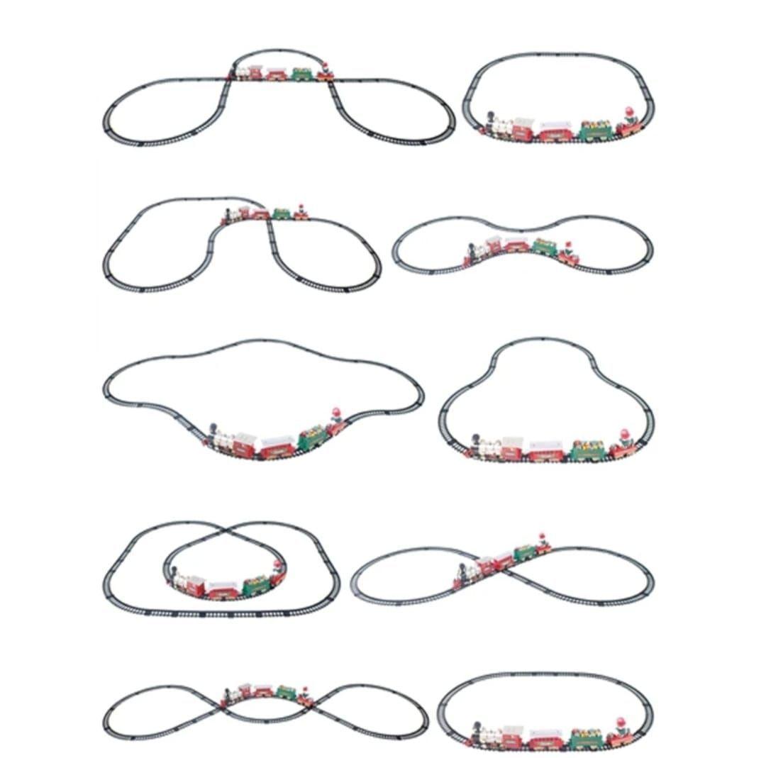 TREN DE NAVIDAD 39 PIEZAS CON LUZ, SONIDO Y VAPOR-5