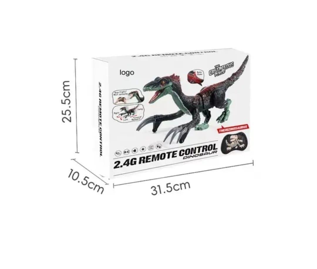 DINOSAURIO CONTROL REMOTO 2,4 RECARGABLE LUZ VAPOR SONIDO-2
