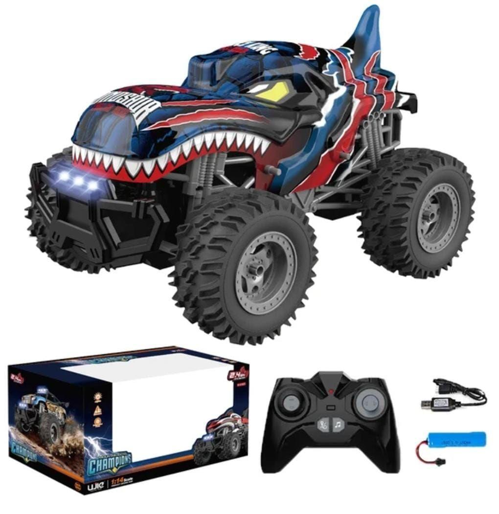 Auto Gran Dinosaurio Control Remoto 2,4 Ghz  1:14, Luces-3