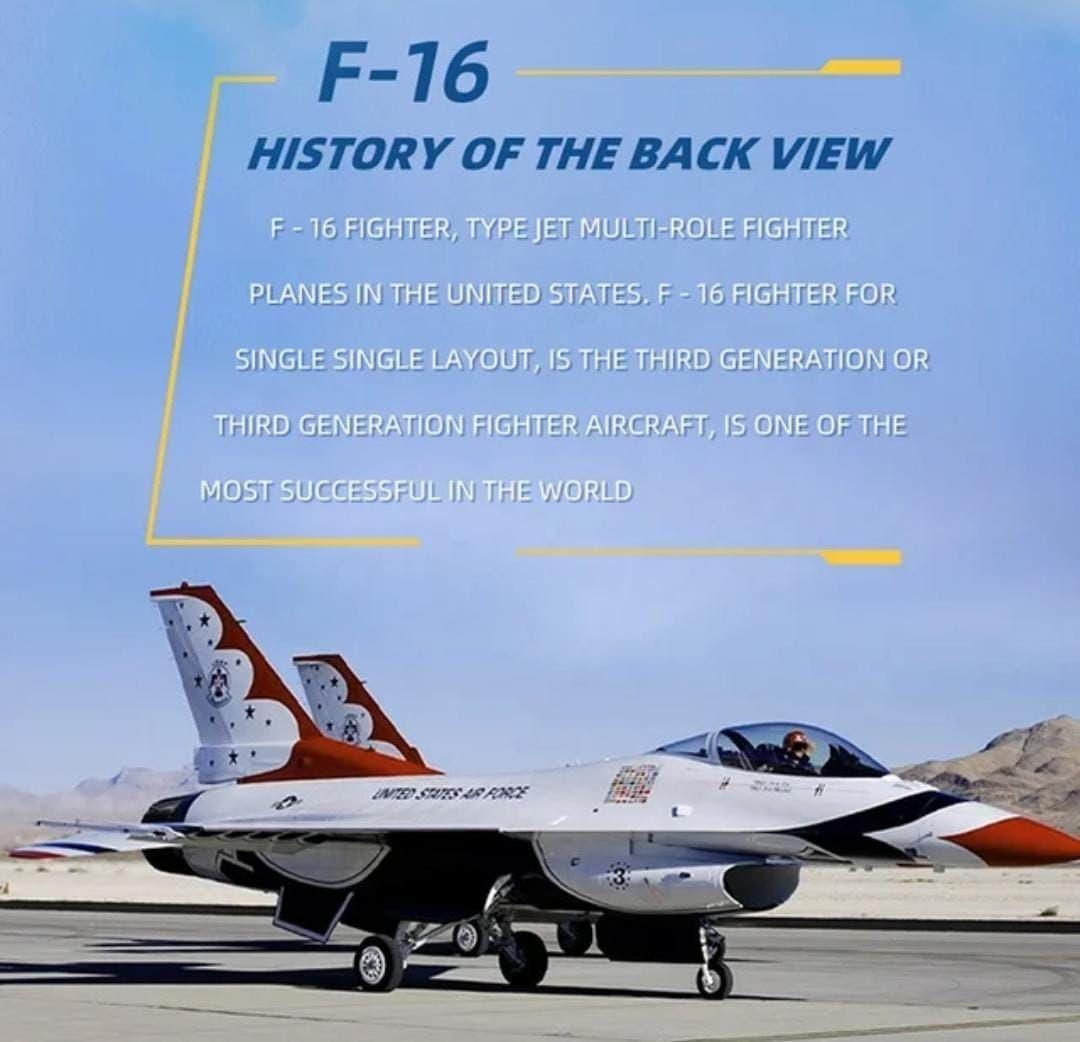 Avion Aeroplano F-16  Control Remoto 2,4 Ghz.  3ch-5