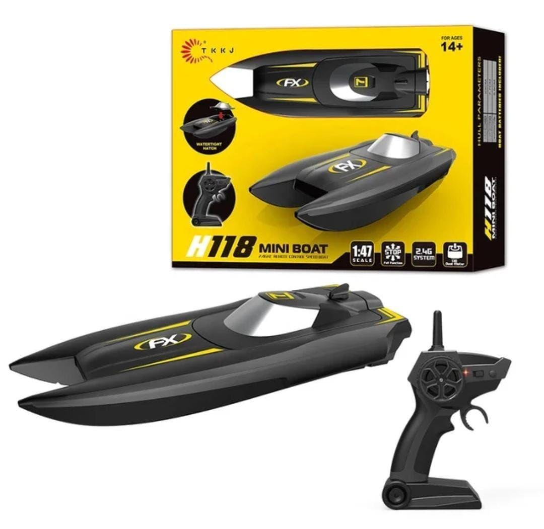 Lancha Control Remoto H118 Mini Bote Barco 2,4 Ghz-0