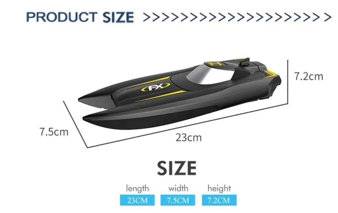 Lancha Control Remoto H118 Mini Bote Barco 2,4 Ghz-1