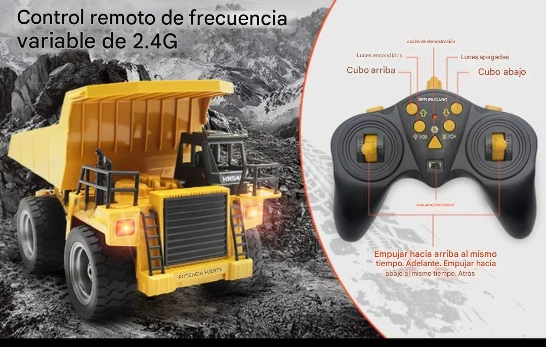CAMION TOLVA CONTROL REMOTO 9 CANALES BATERIA RECARGABLE-6