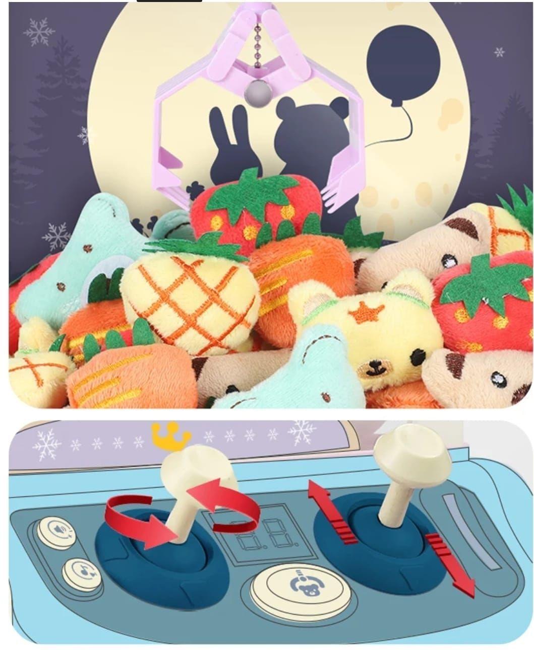 MAQUINA SACA PELUCHES Y JUGUETES ROSADA-6