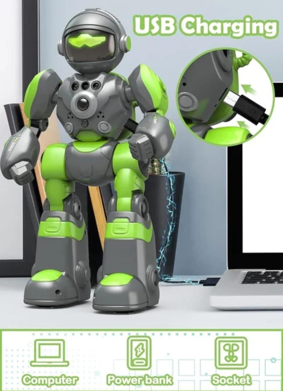 Robot control remoto, Sensor de Gestos M-voice 2,4 G Verde-2