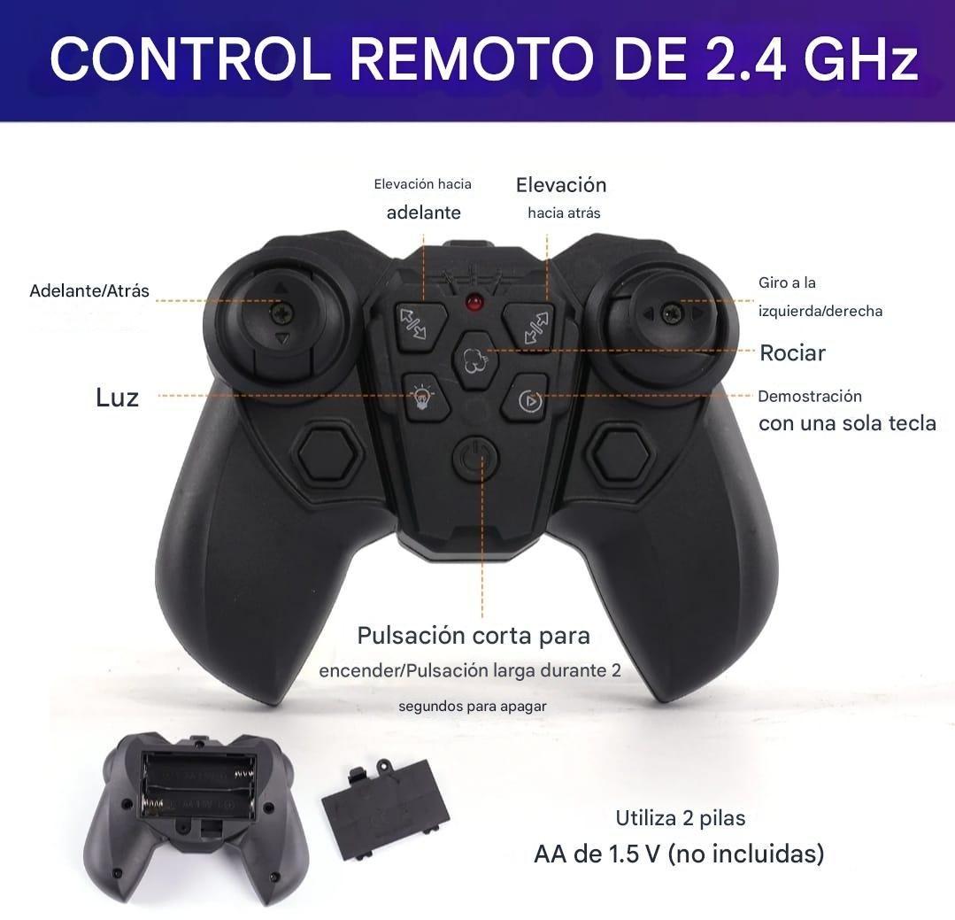 AUTO CONTROL REMOTO 6 RUEDAS Y CONTROL RELOJ DE GESTOS STUNT VERDE VIOLETA-6