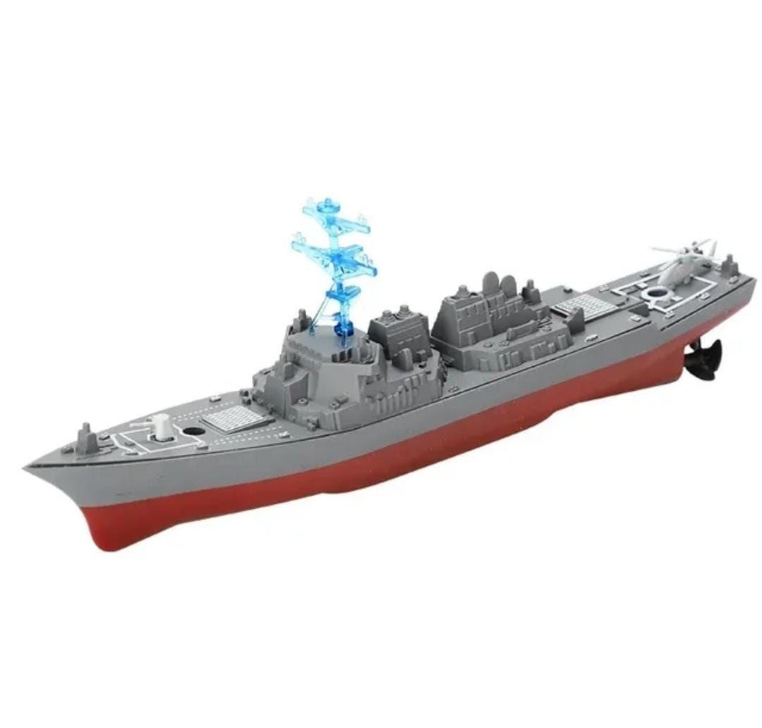Lancha Control Remoto, Mini, Buque De Guerra 2,4 G-0