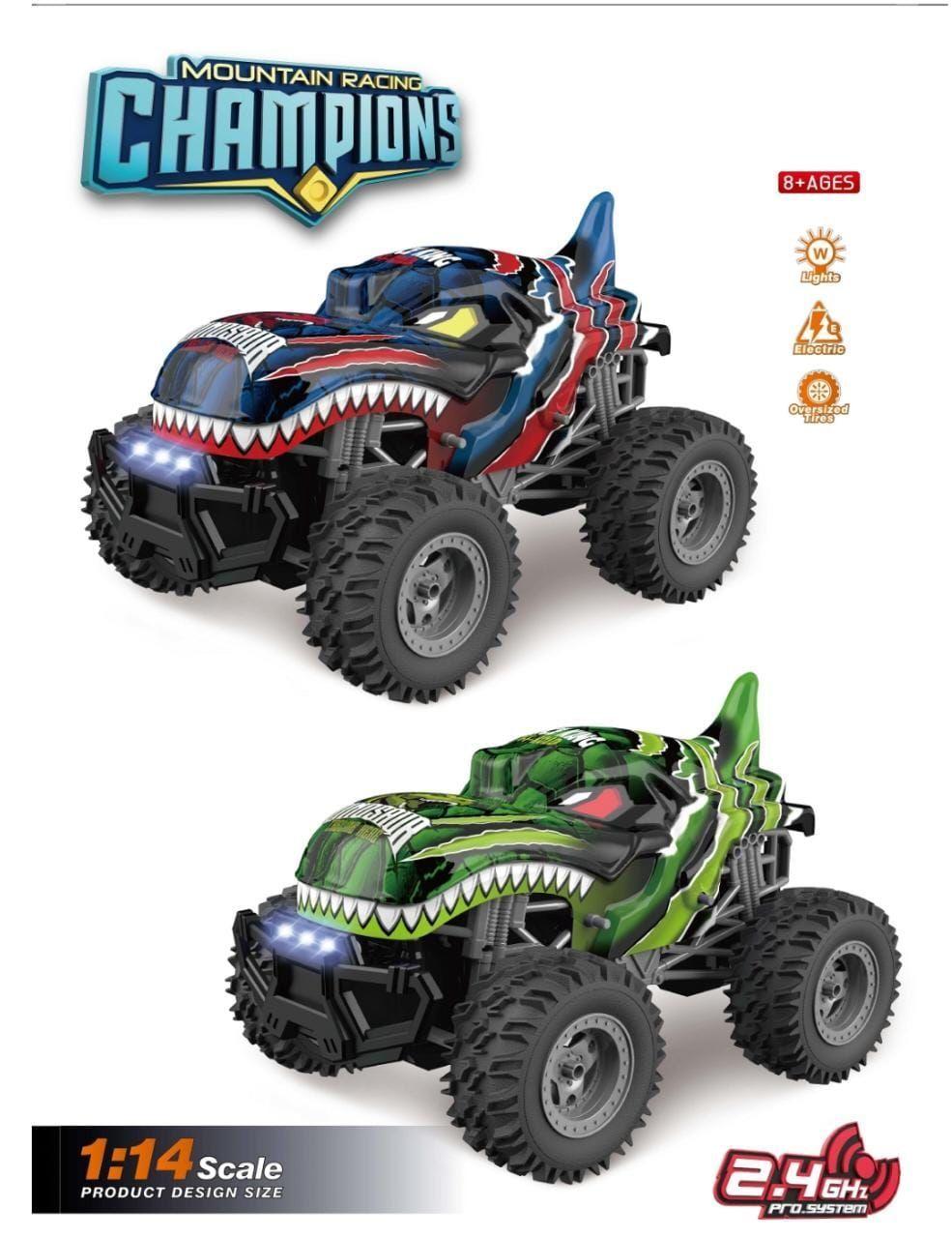 Auto Gran Dinosaurio Control Remoto 2,4 Ghz  1:14, Luces-3