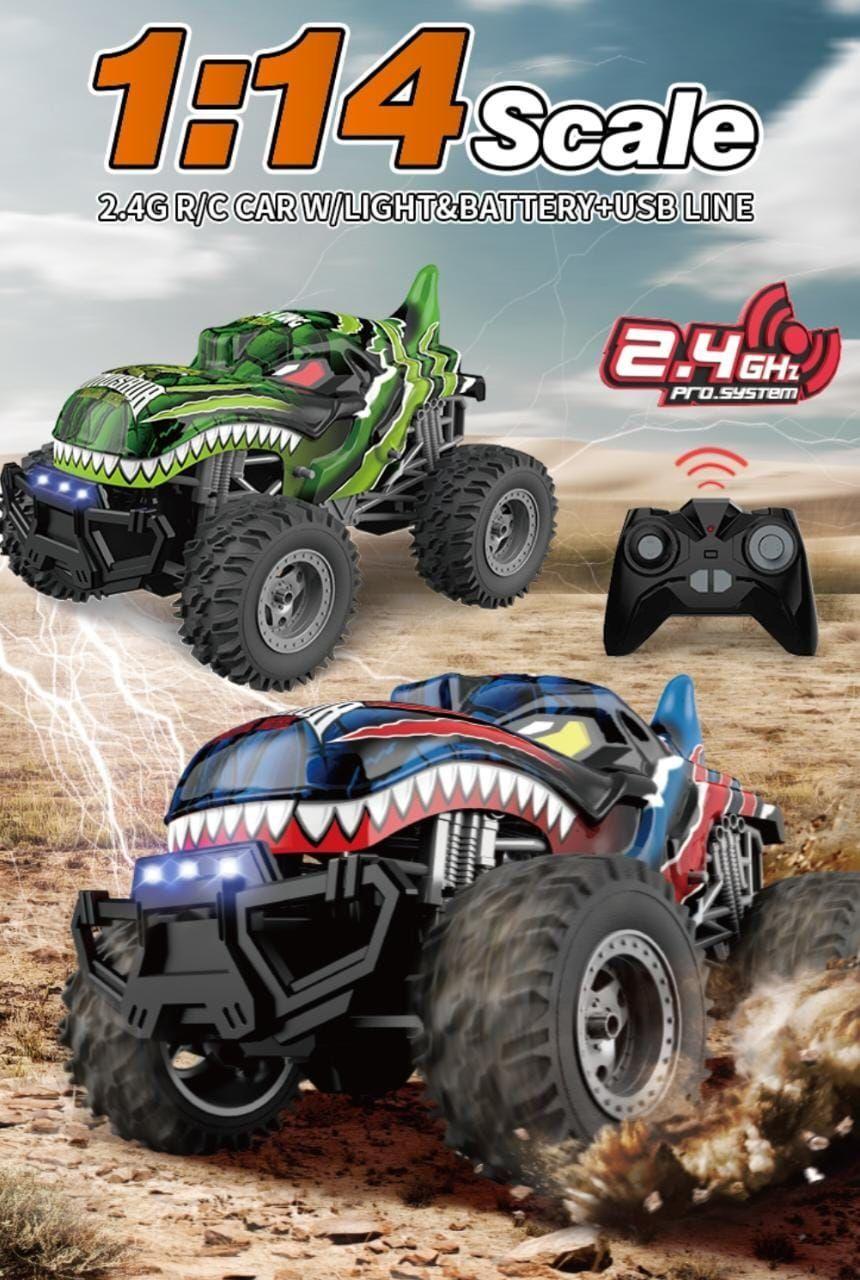 Auto Gran Dinosaurio Control Remoto 2,4 Ghz  1:14, Luces-5