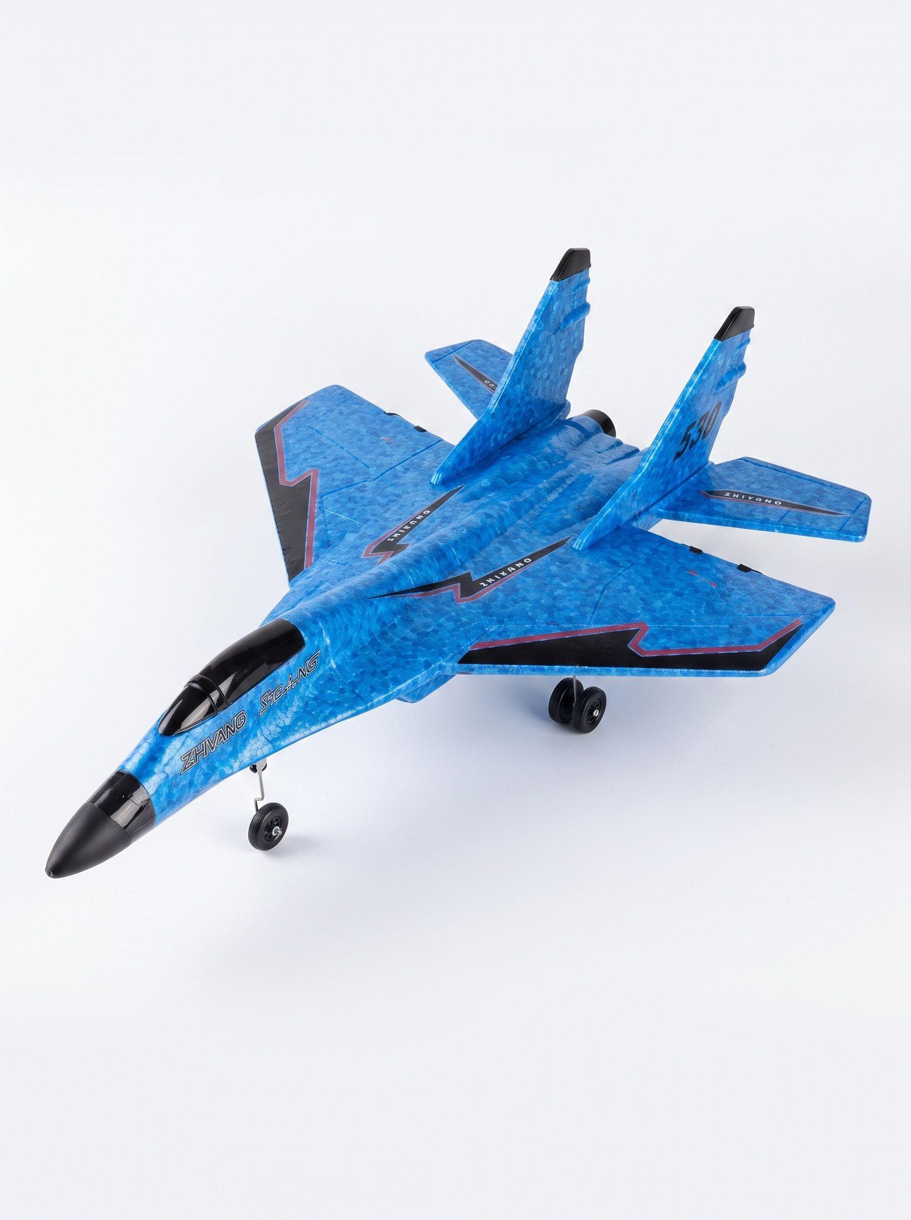 AVION CONTROL REMOTO SU 27 BATERIA RECARGABLE 2 4 GHZ AZUL-9