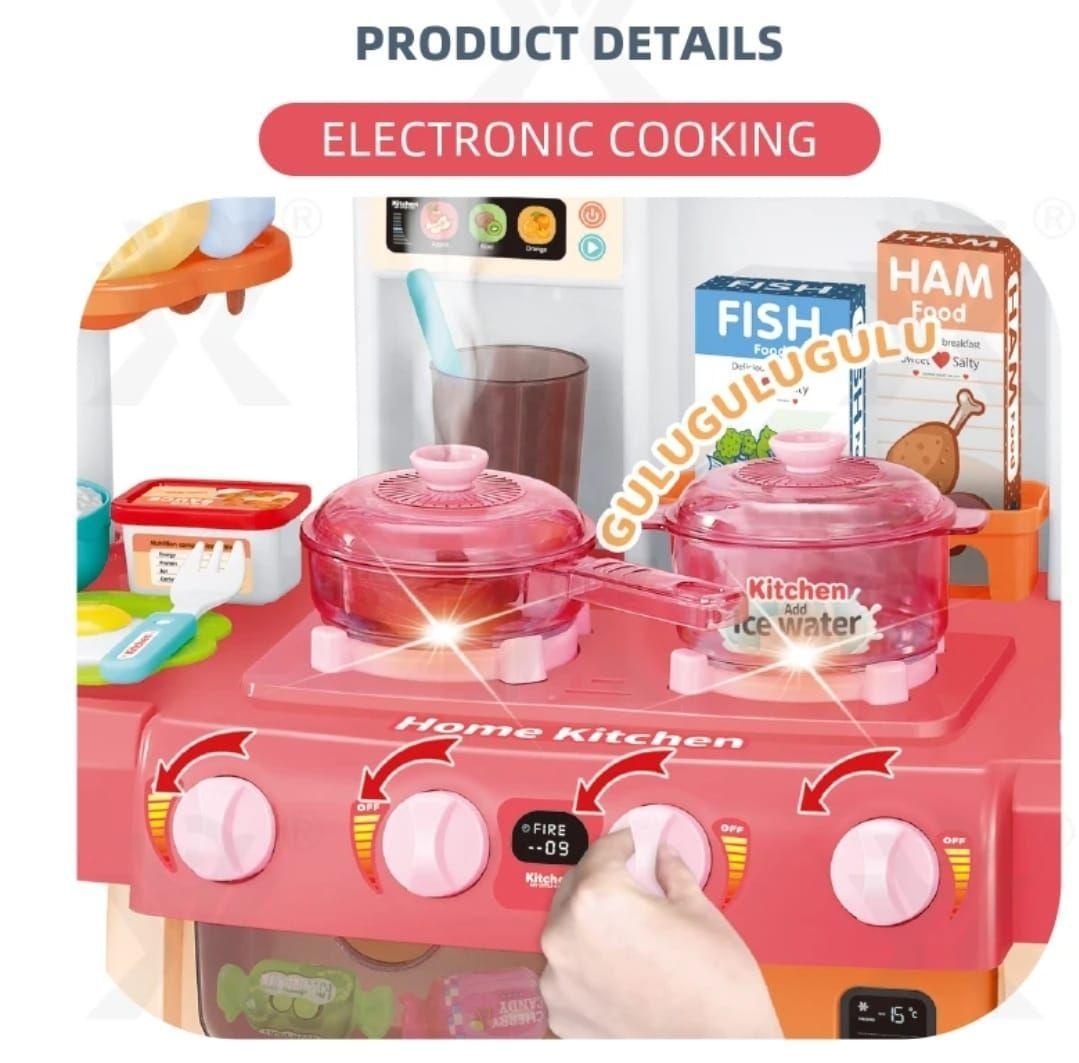 COCINA DE JUGUETE 38 ACCESORIOS LUCES 70CM DE ALTO-7