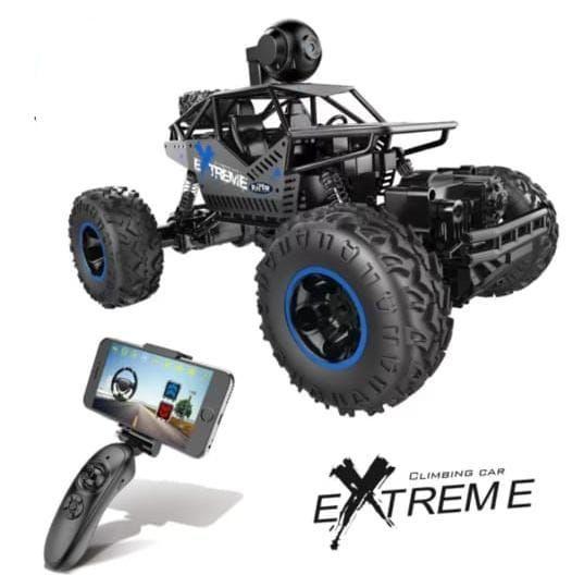Auto 4x4 Control Remoto con Cámara Big Foot Monster-0