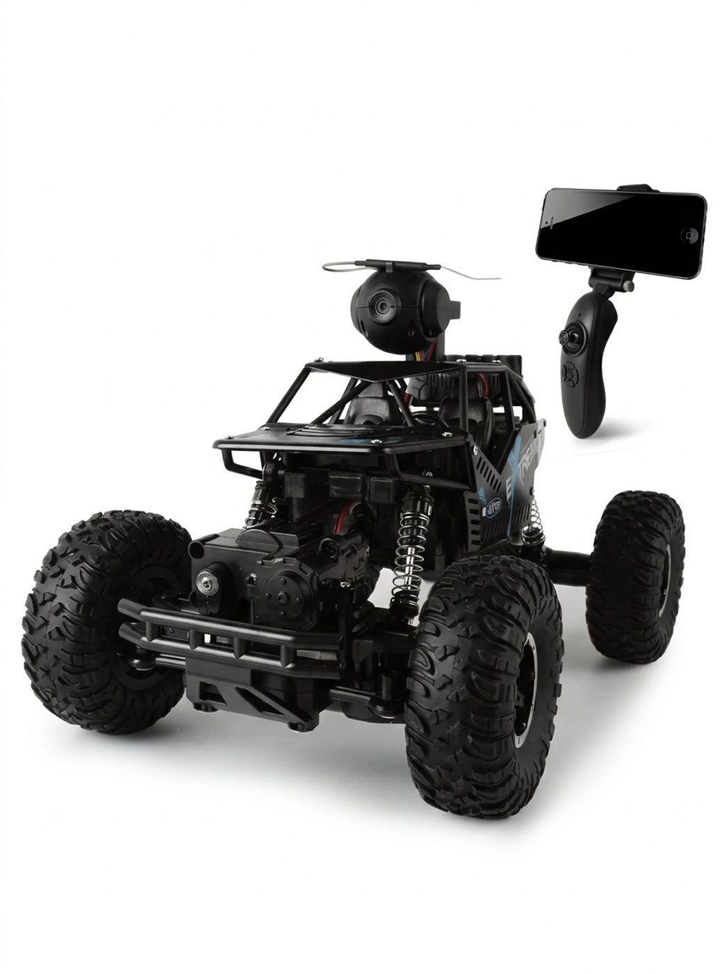 Auto 4x4 Control Remoto con Cámara Big Foot Monster-4