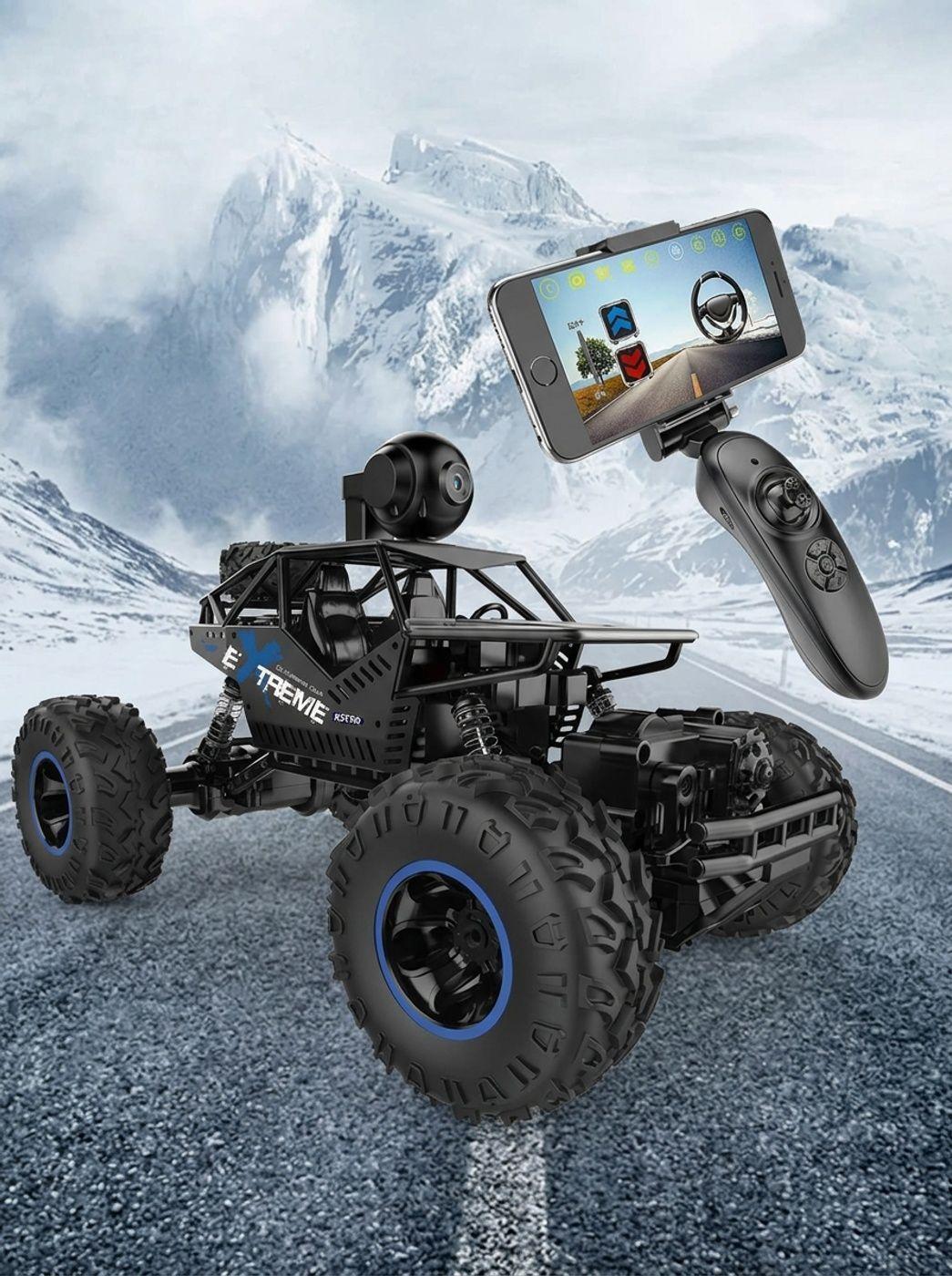 Auto 4x4 Control Remoto con Cámara Big Foot Monster-7