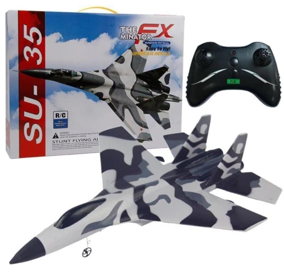 Aeroplano Avión Su-35 Militar, Control Remoto 2,4-2