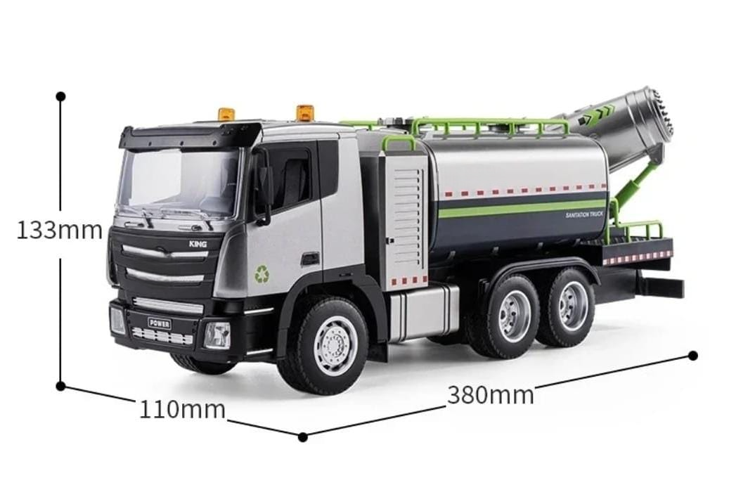 CAMION CONTROL REMOTO CON LUCES Y VAPOR CON BATERIA 9 CANALES-5