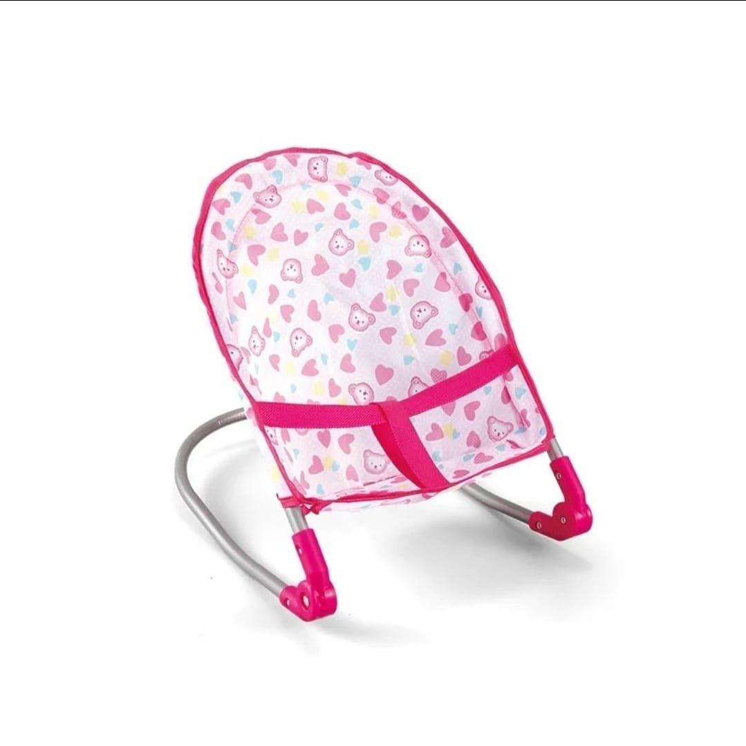 Muñeca con Accesorios de Juguete Coche Silla Columpio y Mecedora-8