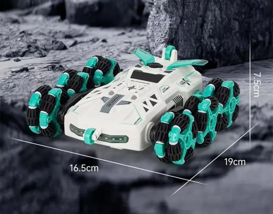 AUTO ACROBATA DOS CONTROL REMOTO LUCES SONIDO Y VAPOR -6