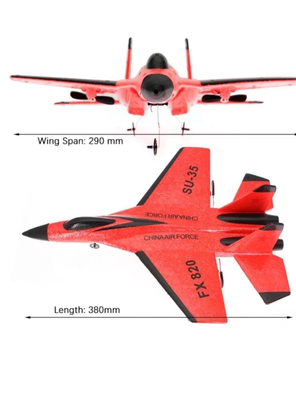 AVION AEROPLANO CONTROL REMOTO THE MINETOR FX SU-35 2.4G 2ch AZUL-3