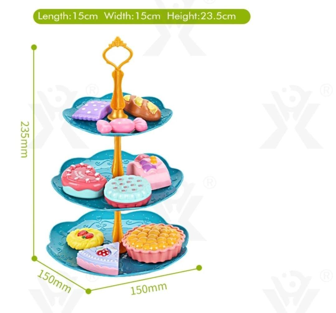 SET DE TAZAS DE TE, MALETA DE JUGUETE PARA NIÑAS DINOSAURIO-4