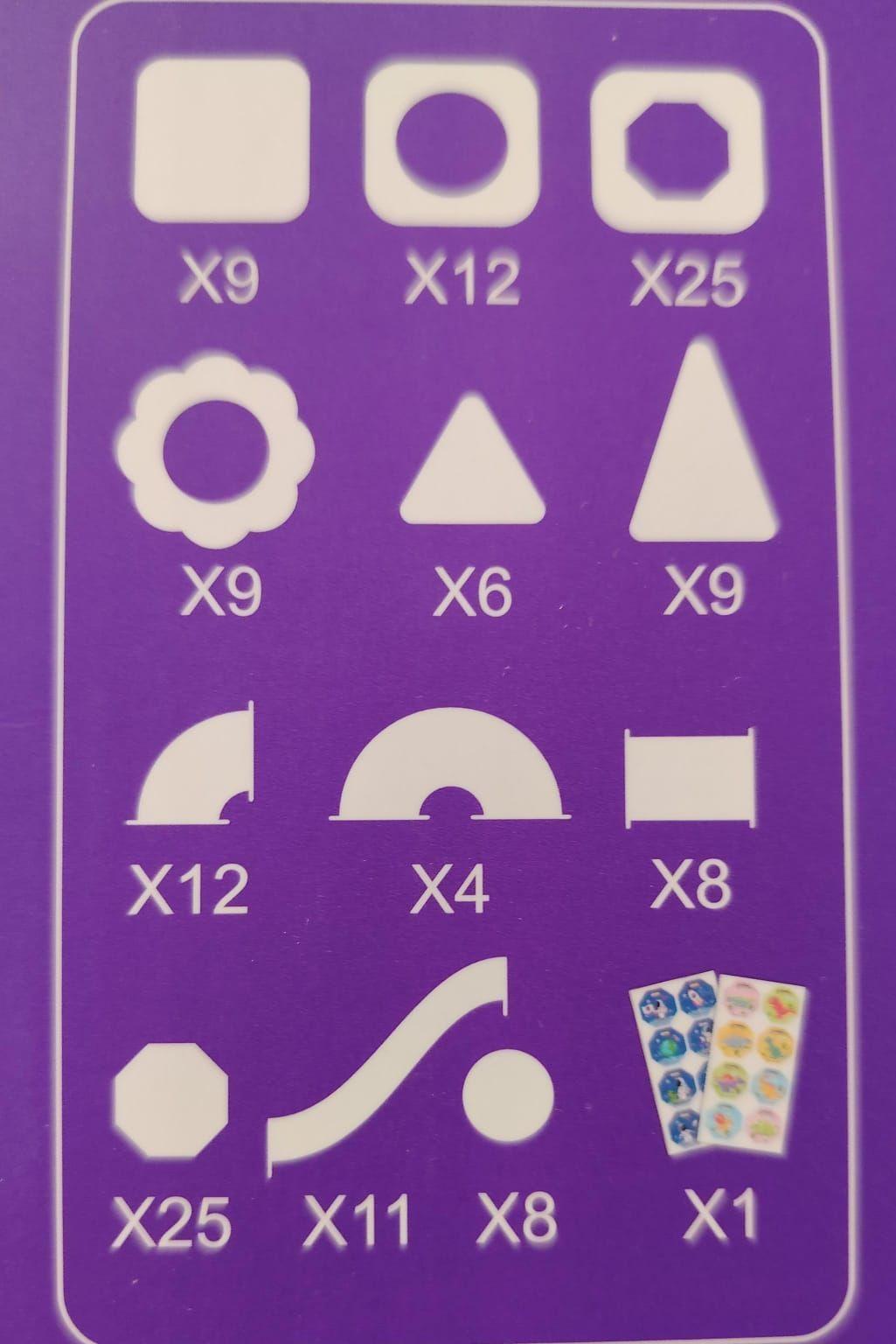 BLOQUES MAGNETICOS DE CONTRUCCION CON PISTA PARA PELOTAS 139 PIEZAS-3