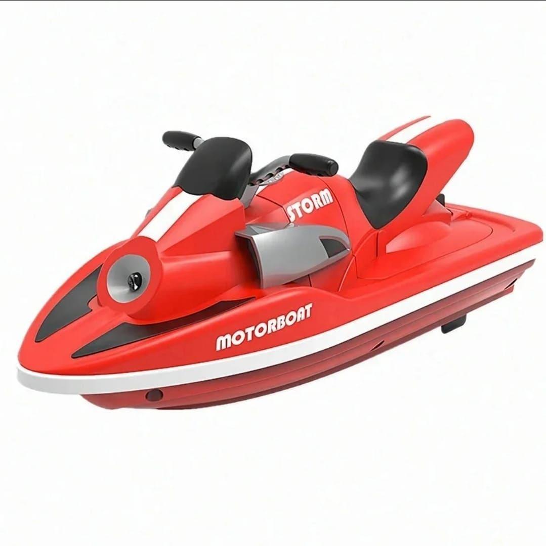 Moto De Agua Lancha Control Remoto H137 Batería Recargable-4