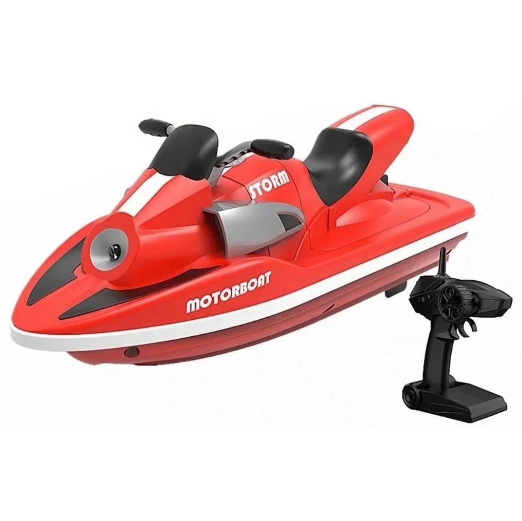 Moto De Agua Lancha Control Remoto H137 Batería Recargable-5