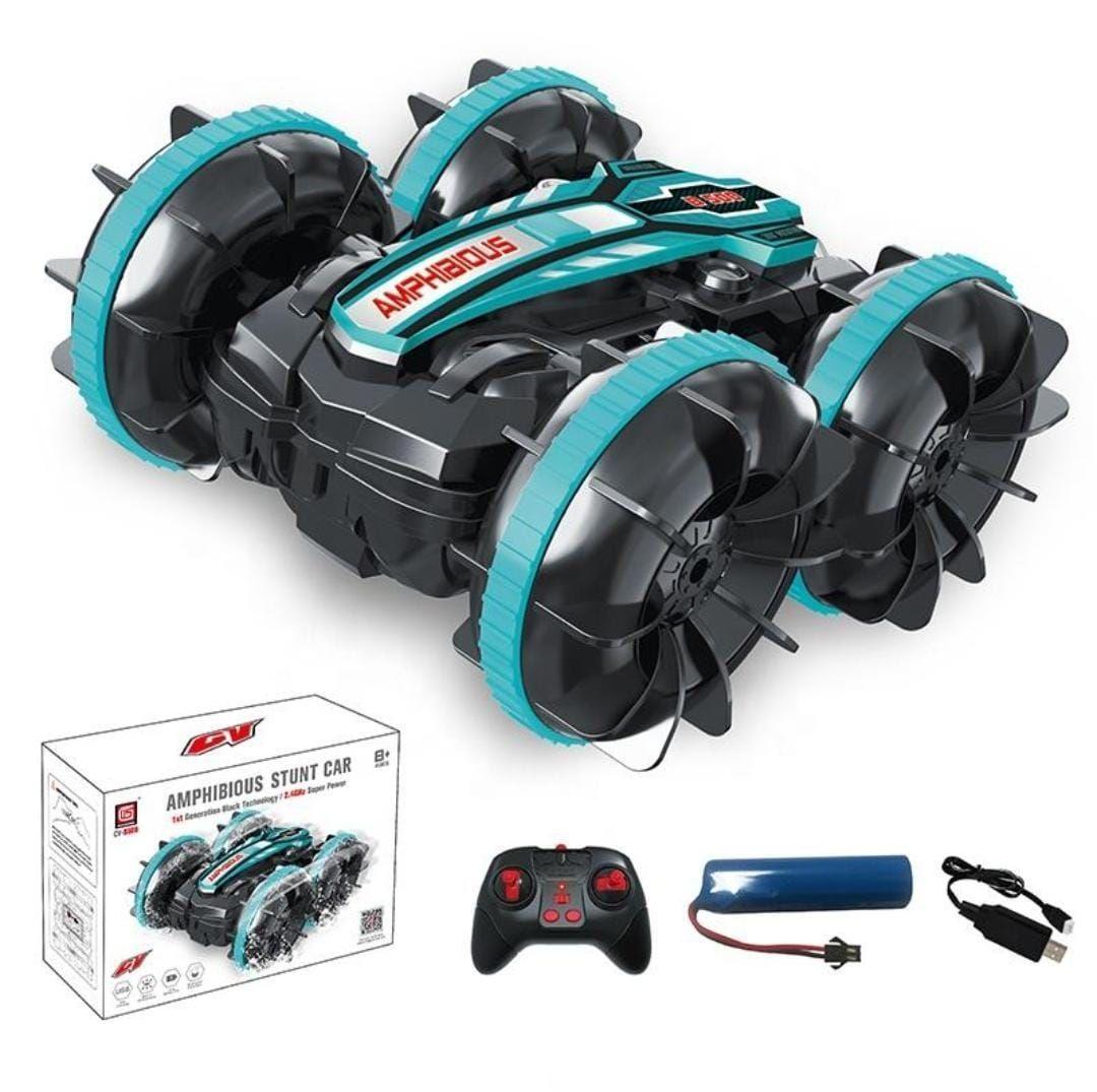 Auto Anfibio 4x4 Acrobata B500 24ghz 116 Doble Cara-0