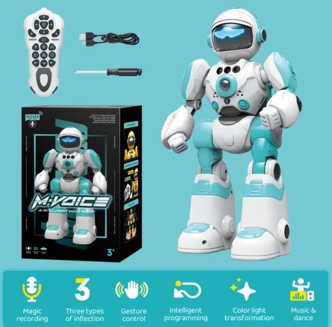 Robot control remoto, Sensor de Gestos M-voice 2,4 G Celeste-4