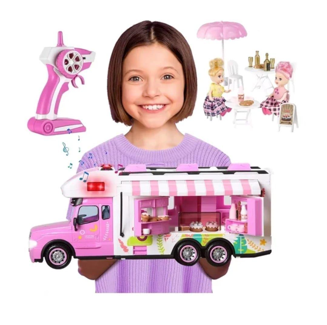 CAMION AUTO CONTROL REMOTO LUCES Y SONIDO FOOD TRUCK-3