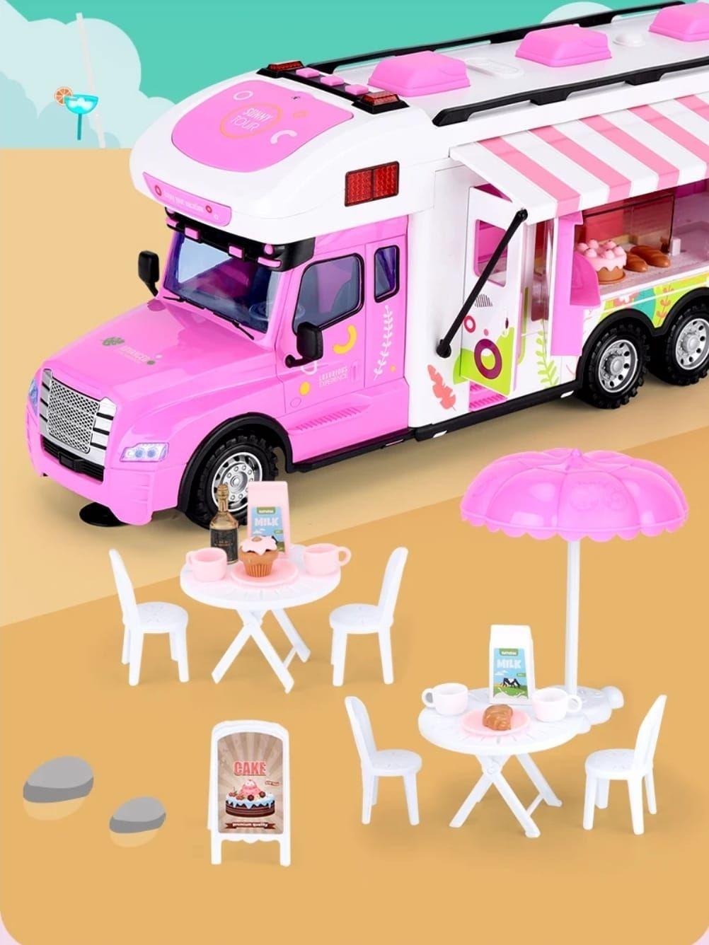 CAMION AUTO CONTROL REMOTO LUCES Y SONIDO FOOD TRUCK-5