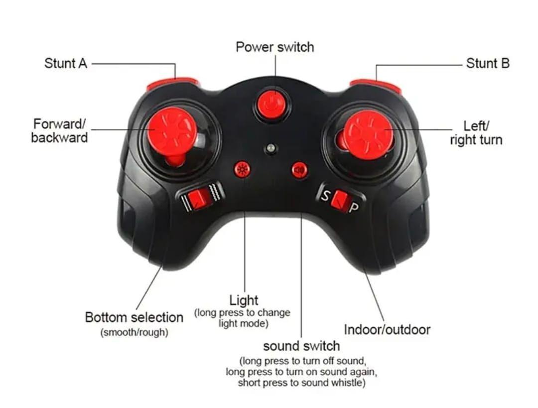 MOTOCICLETA DE JUGUETE MOTO CONTROL REMOTO 2.4 Ghz AZUL-2